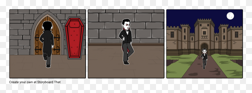 1145x368 Dracula Cartoon, Person, Human, Brick HD PNG Download