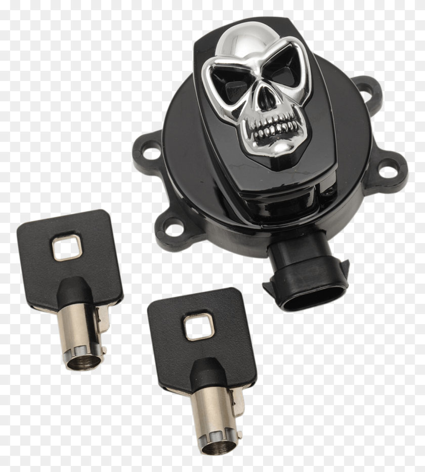 1038x1161 Drag Specialties Black Skull Ignition Switch For 12 18 Motorcycle, Machine, Motor, Adapter HD PNG Download