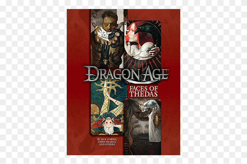 387x501 Dragon Age Faces Of Thedas, Книга, Плакат, Реклама Hd Png Скачать