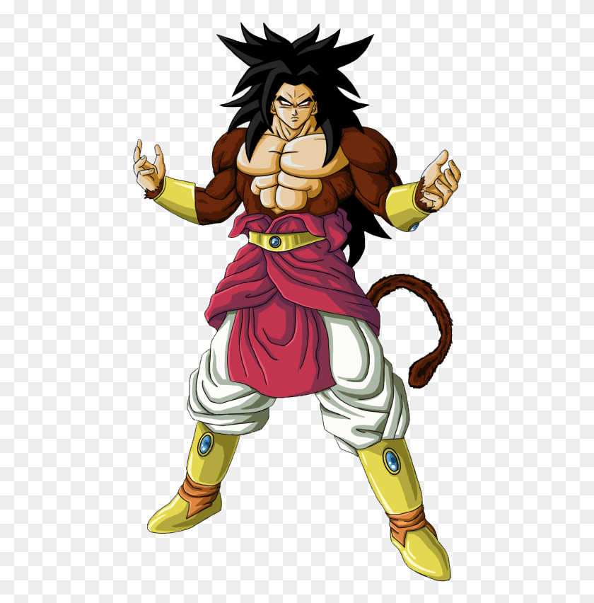 466x792 Dragon Ball Broly Photo For Designing Broly Ssj 4, Person, Human, Hand HD PNG Download