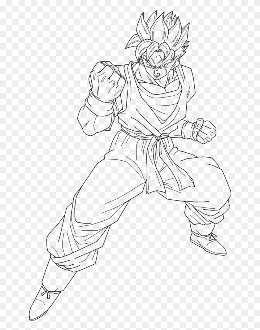 657x1006 Dragon Ball Coloring Pages Future Trunks And Gohan Future Gohan Black And White, Person, Human, Ninja HD PNG Download