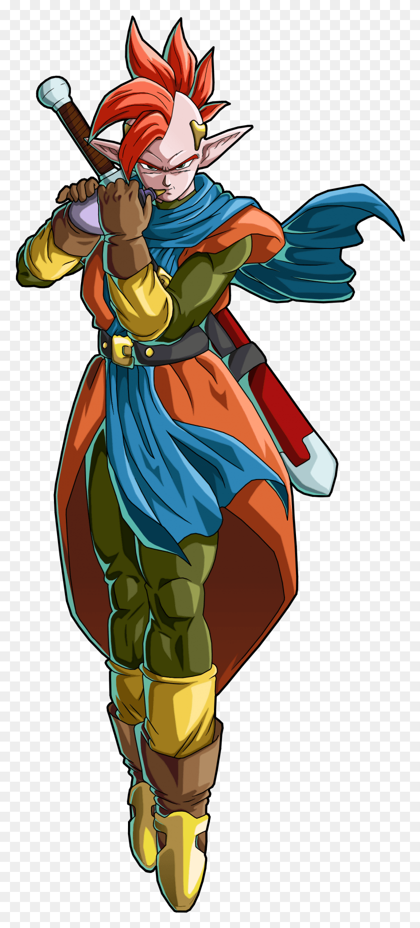1270x2918 Dragon Ball Fighterz Reddit Transparent Background Tapion Dragon Ball Fighterz, Costume, Person, Human HD PNG Download
