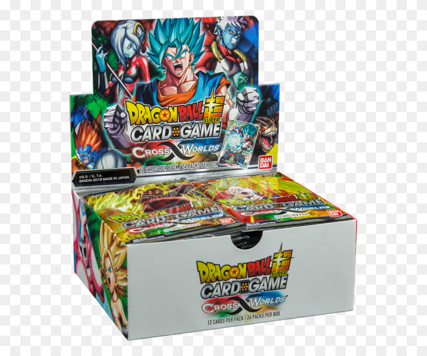 567x640 Dragon Ball Super Cross Worlds 10 Booster Pack Lot Tournament Of Power Booster Packs, Arcade Game Machine, Box, Person HD PNG Download