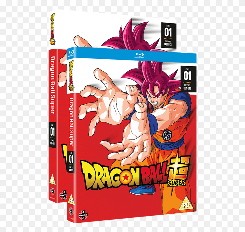 509x738 Dragon Ball Super Season 1 Part 1 Dragon Ball Super Blu Ray Part, Комиксы, Книга, Плакат Hd Png Скачать