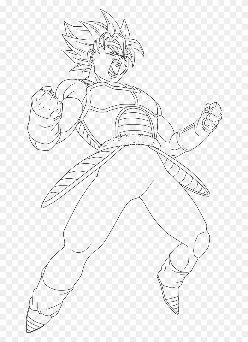 669x1096 Dragon Ball Z Bardock Coloring Pages With Dragon Ball Dragon Ball Z Bardock Drawing, Gray, World Of Warcraft HD PNG Download
