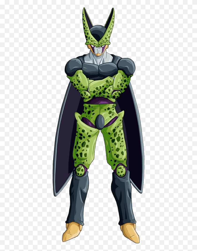393x1006 Dragon Ball Z Cell Dragon Ball Z Cell, Clothing, Apparel, Wasp HD PNG Download