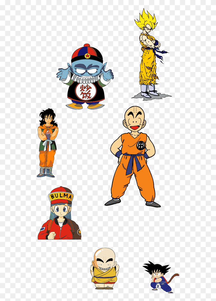 555x1110 Dragon Ball Z Characters Dragon Ball Characters, Person, Human, Comics HD PNG Download