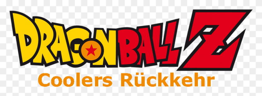1281x412 Dragon Ball Z Coolers Rckkehr Fonte Dragon Ball Z, Text, Word, Alphabet HD PNG Download