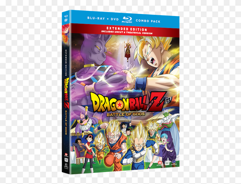 416x583 Dragon Ball Z Dragon Ball Z La Batalla De Los Dioses Dvd Blu Ray, Comics, Libro, Manga Hd Png