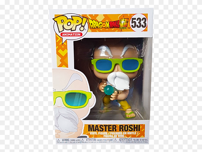 438x571 Dragon Ball Z Funko Pop Master Roshi Max Power, Sunglasses, Accessories, Accessory HD PNG Download