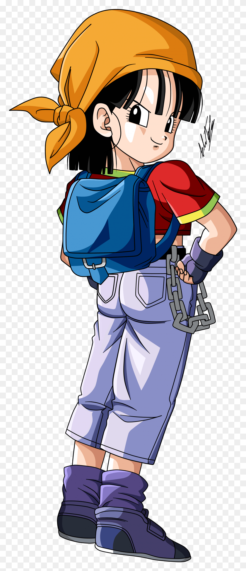 1951x4726 Dragon Ball Z Gt Images Pan Wallpaper And Background Pan Dbz Gt, Helmet, Clothing, Apparel HD PNG Download