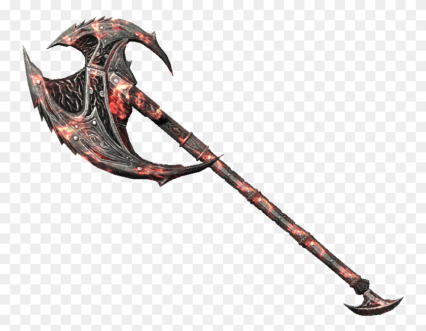 753x592 Dragon Battle Axe, Spear, Weapon, Weaponry HD PNG Download