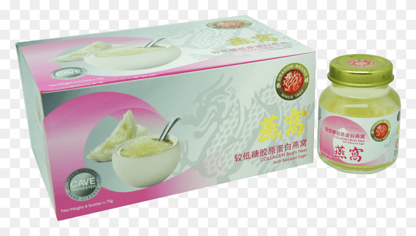 3575x1912 Dragon Brand Collagen Bird39s Nest With Reduced Sugar75g Mousse HD PNG Download