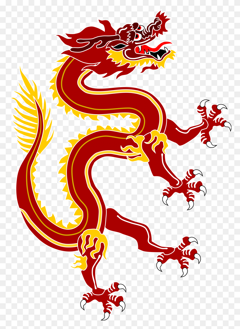 2000x2797 Дракон Китайский Китайский Красный Дракон, Плакат, Реклама Hd Png Скачать