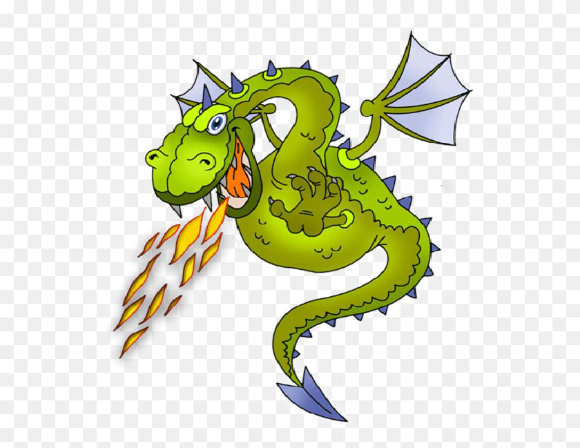 536x589 Dragon Clipart 1 Dragon Clipart, Animal, Sea Life Hd Png