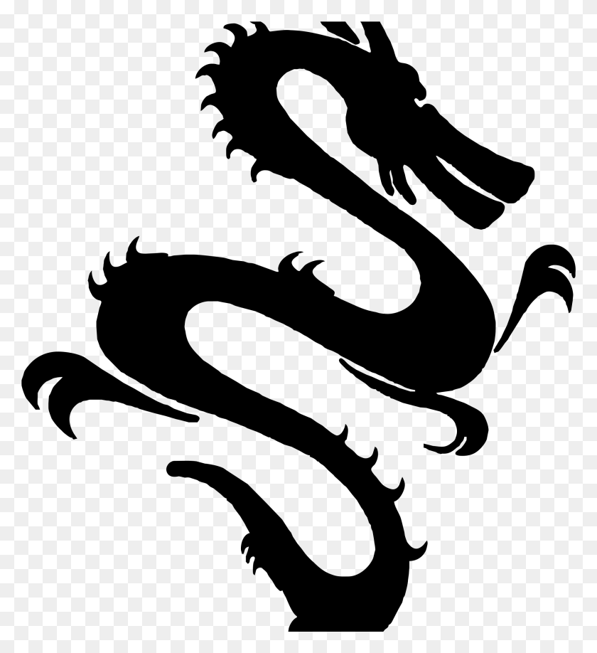 2181x2401 Dragon Clipart Illustration Chinese Dragon Clipart, Gray, World Of Warcraft HD PNG Download