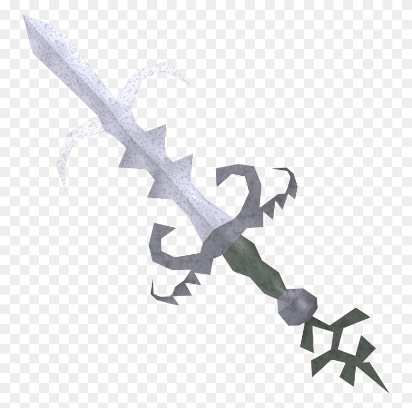 748x771 Dragon Dagger As Mouse Cursor Ampgt Armadyl Godsword, Cross, Symbol, Weapon HD PNG Download