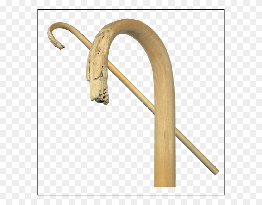 600x600 Dragon Head Horn On Hickory Thumper Stock Plywood, Cane, Stick, Sink Faucet HD PNG Download