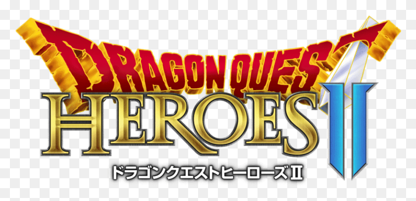 814x362 Dragon Quest Heroes Ii Cast Раскрыл Логотип Dragon Quest Heroes 2, Азартные Игры, Игра, Слот Hd Png Скачать
