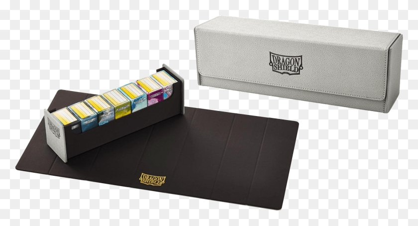 1462x739 Dragon Shield Nest 500 Deck Box Magic Carpet Light Black, Text, Paper, Business Card HD PNG Download