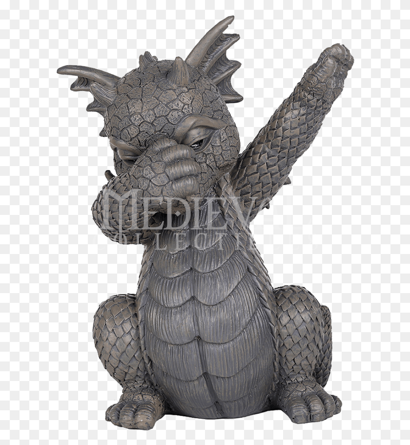 612x851 Dragon Statue, Sculpture, Figurine HD PNG Download