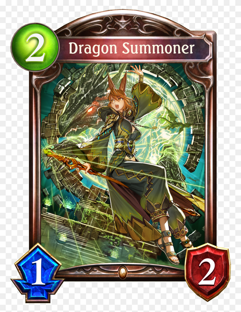 772x1025 Dragon Summoner Shadowverse, Плакат, Реклама, Человек Hd Png Скачать