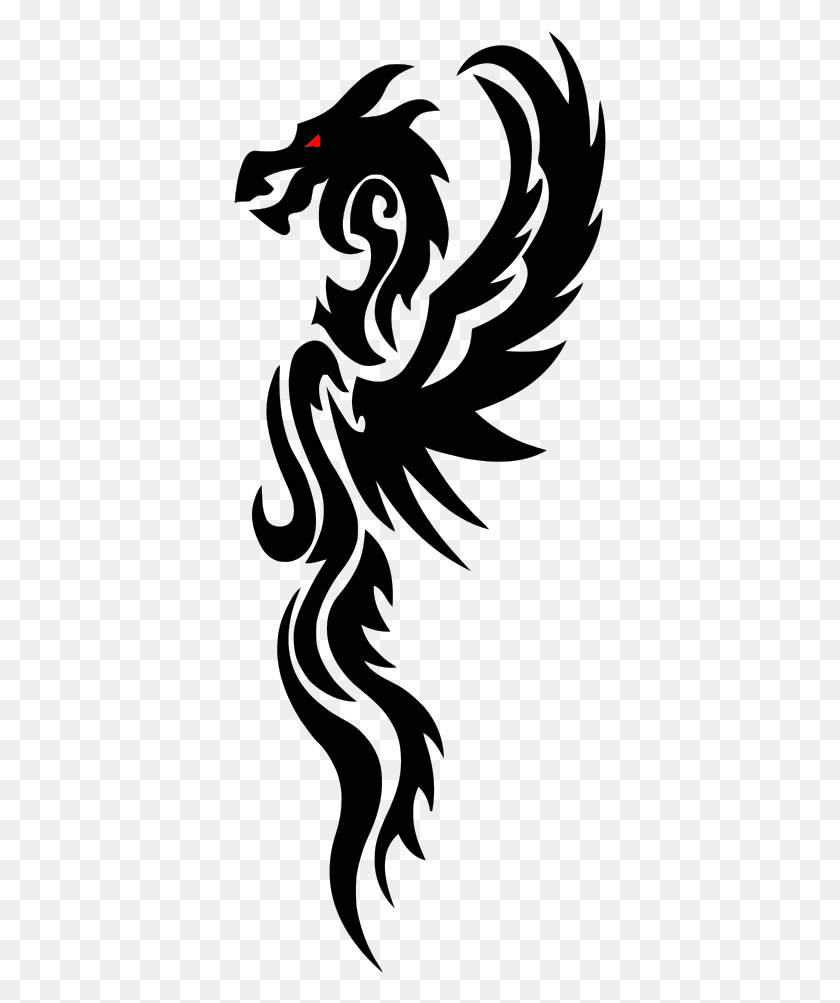 373x943 Dragon Tattoo Designs, Face HD PNG Download