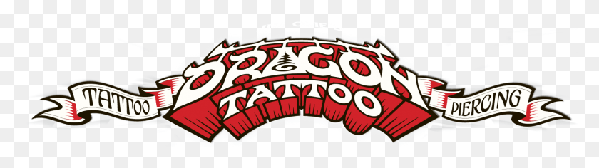 1601x363 Descargar Png Tatuaje De Dragón Tatuaje De Dragón Logotipo, Símbolo, Texto, Marca Registrada Hd Png