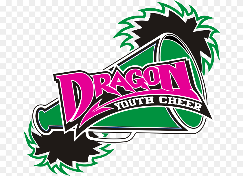 681x611 Dragon Youth Cheer Logo Top Dragons Cheer, Sticker, Dynamite, Weapon Transparent PNG