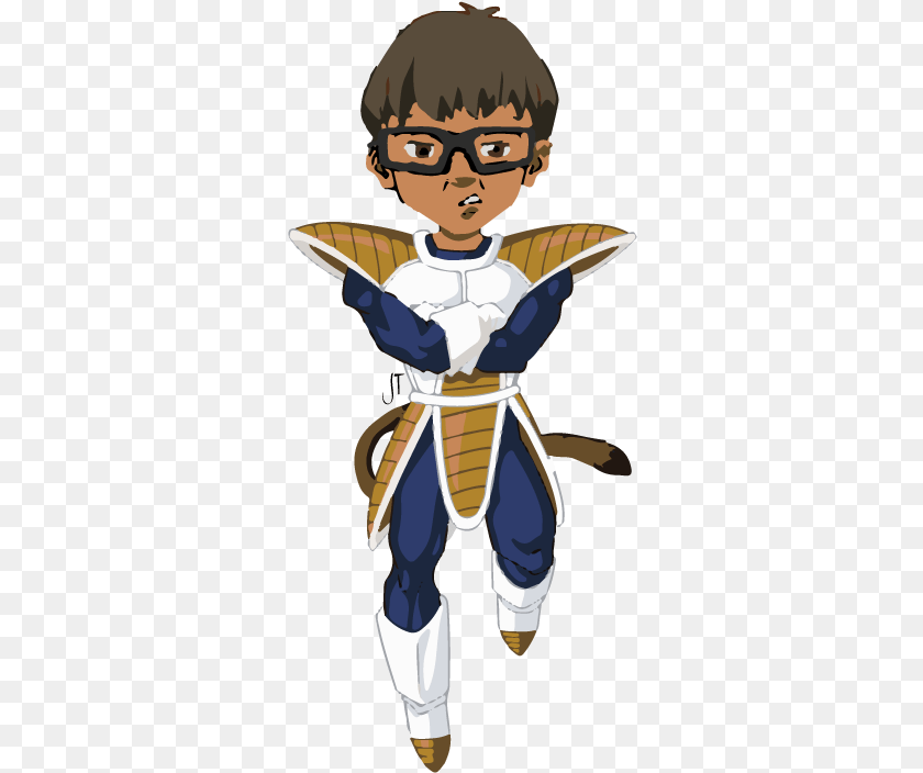 Dragonball Z X The Boondocks, Baby, Book, Comics, Person Sticker PNG
