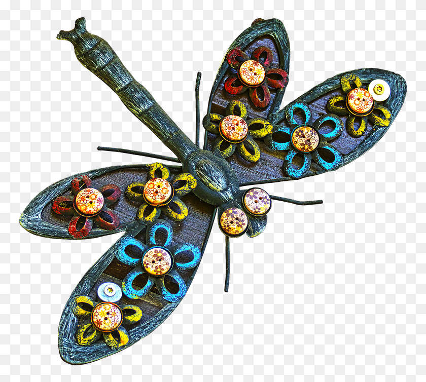 770x694 Dragonfly Art, Jewelry, Accessories, Accessory HD PNG Download