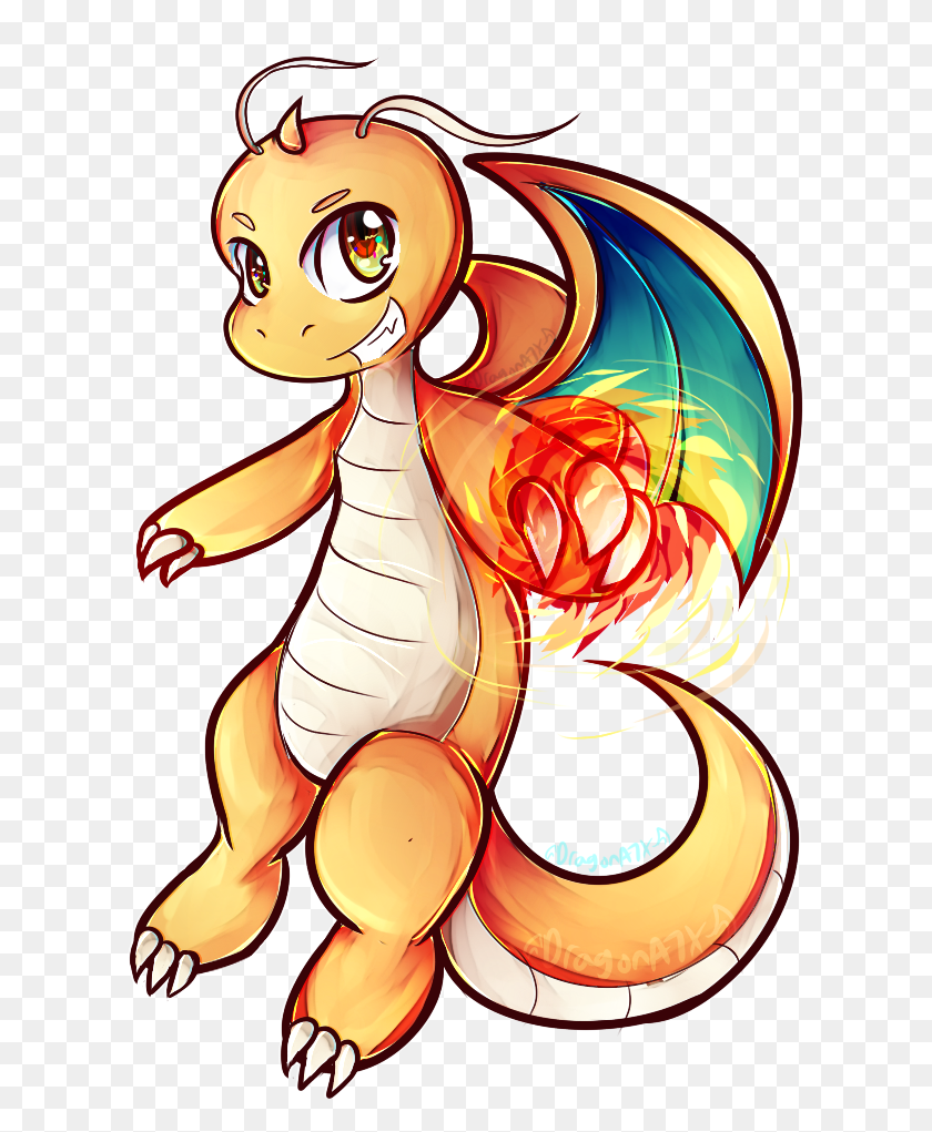 613x961 Dragonite Used Fire Punch And Dragon Rush Dragonite Used Fire Punch, Graphics, Modern Art HD PNG Download