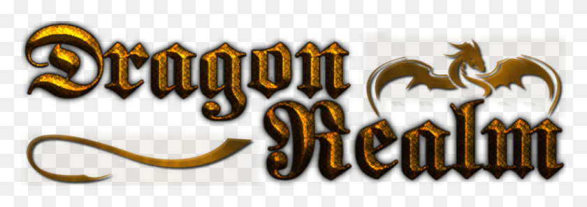 1024x310 Логотип Dragonrealm Большая Каллиграфия, Алфавит, Текст, Слово Hd Png Скачать