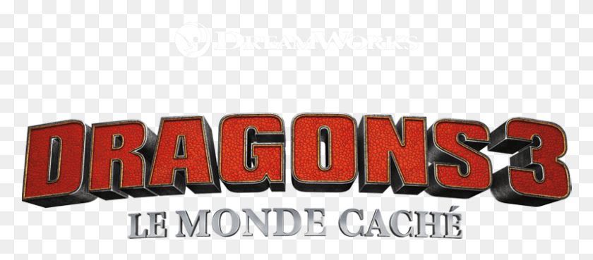 797x316 Descargar Png Dragons 3 Dragons 3 Logo, Word, Alfabeto, Texto Hd Png