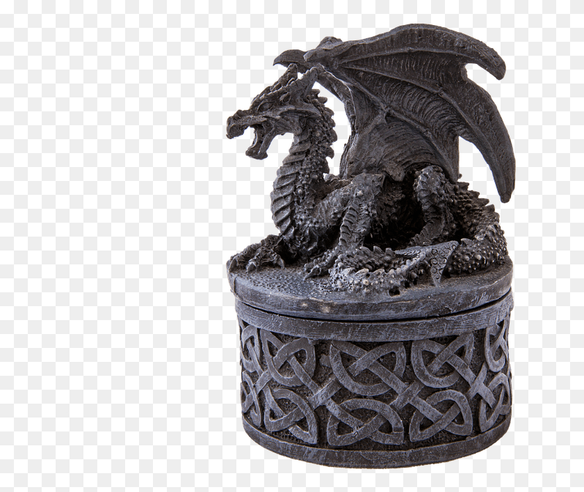 651x647 Dragons Jewelry Box Gothic Grey Isolated Dragon, Furniture, Wedding Cake, Cake HD PNG Download