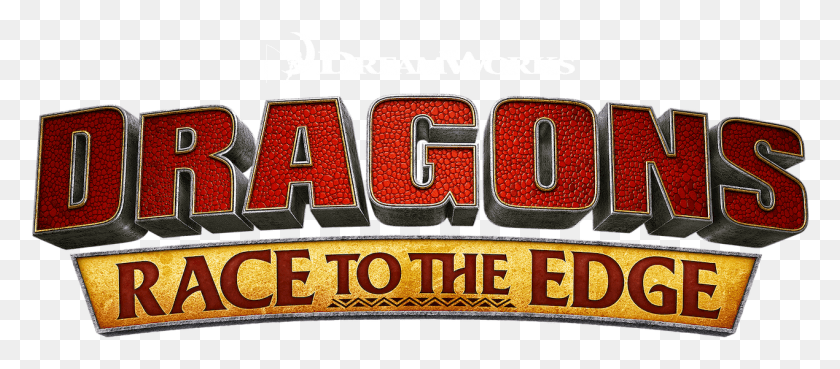 1270x504 Dragons Race To The Edge Logo, Word, Text, Alphabet HD PNG Download