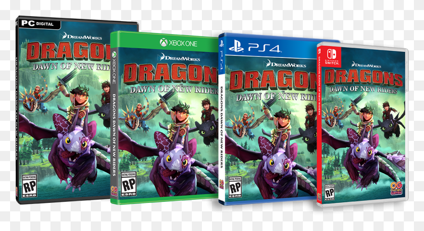 1110x568 Dragons Us Pc X1 Ps4 Swit Nd Train Your Dragon Dawn Of New Riders, Disk, Dvd, Horse HD PNG Download