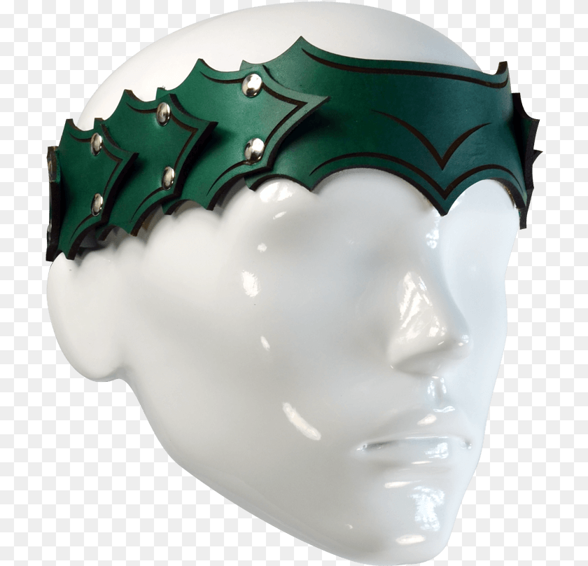 Dragonscale Leather Headband Mens Medieval Headband, Accessories, Goggles, Person, Face Transparent PNG