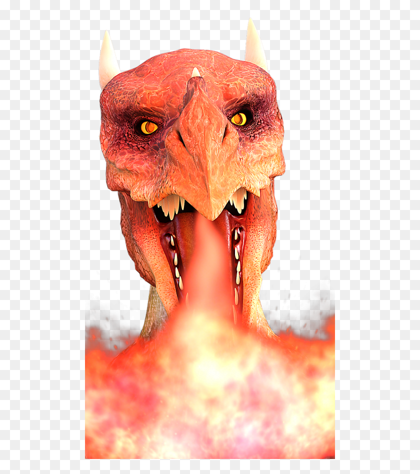500x888 Огненный Дракон Огненно-Мифические Существа