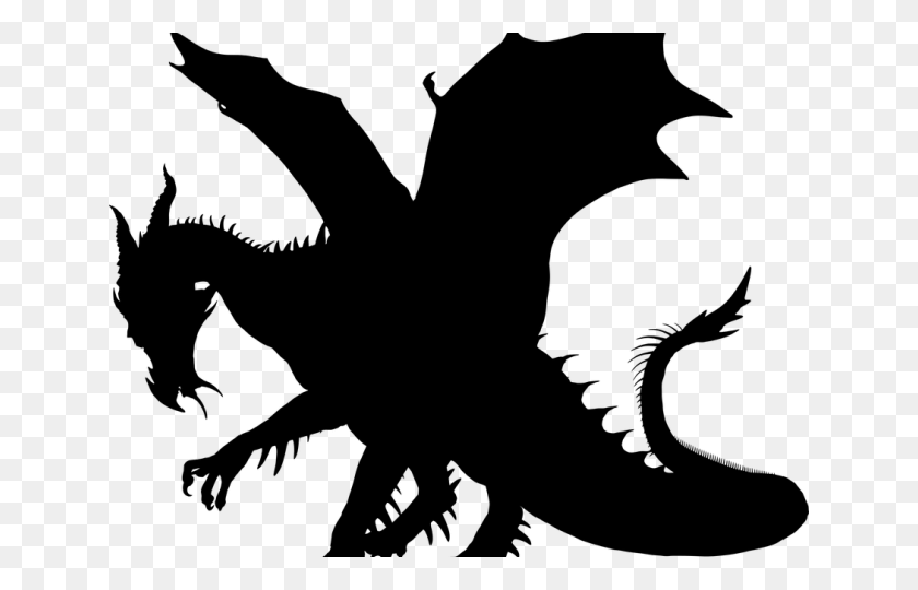 640x480 Drake Clipart Dragon Black Dragon Clip Art, Gray, World Of Warcraft HD PNG Download