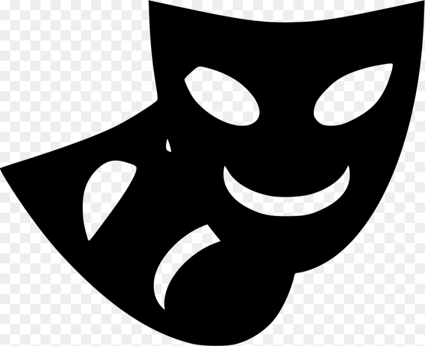 981x798 Drama Theater Text Show Play Drama Show Icon, Stencil Transparent PNG