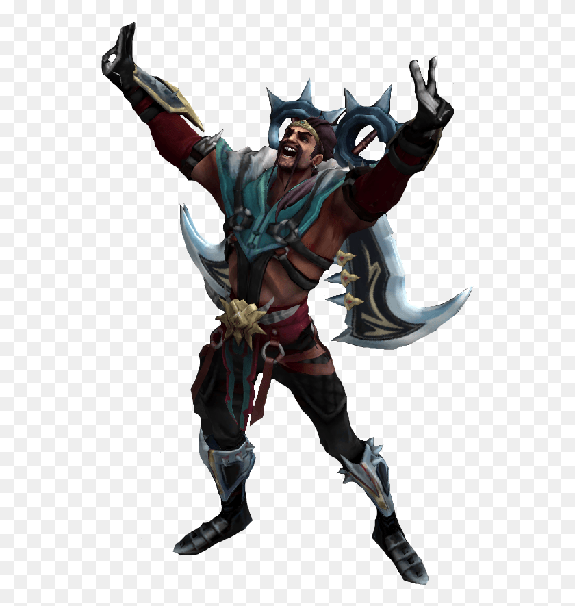 545x825 Draven From League Of Legends League Of Legends Draven, Person, Human, Costume HD PNG Download