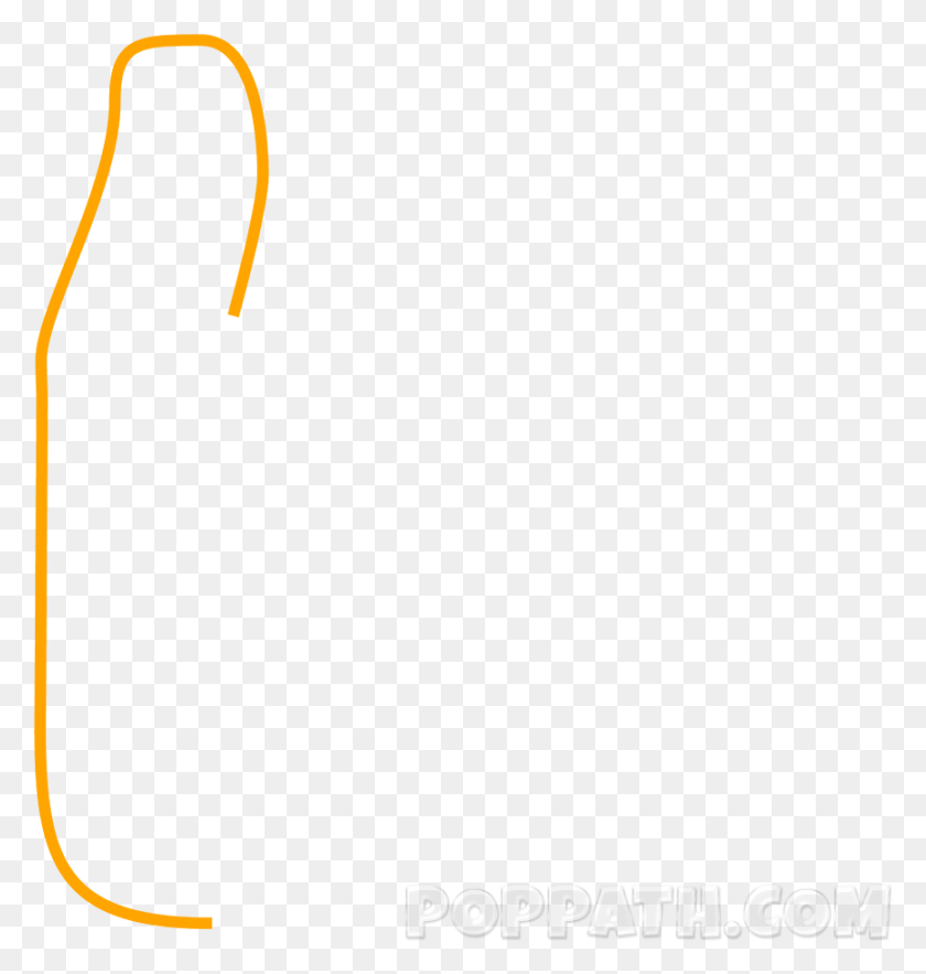 867x915 Draw A Curve Like Shape For The Thumb As Shown, Text, Light, Alphabet HD PNG Download