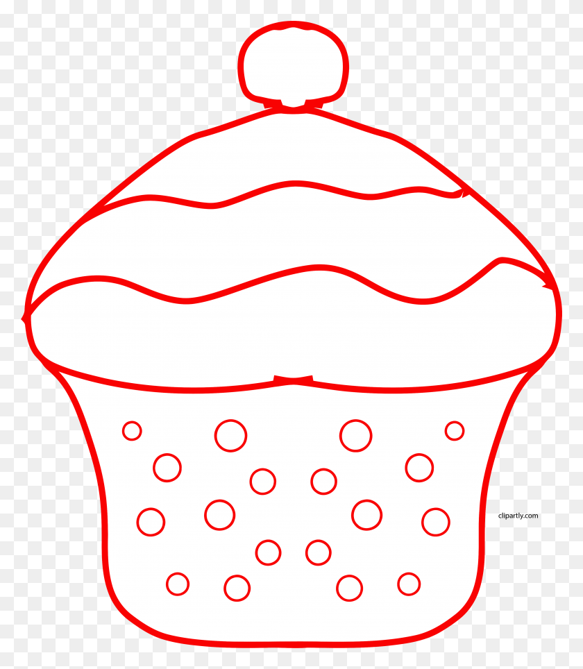 3619x4198 Draw Cupcake Clipart, Dessert, Food, Texture HD PNG Download