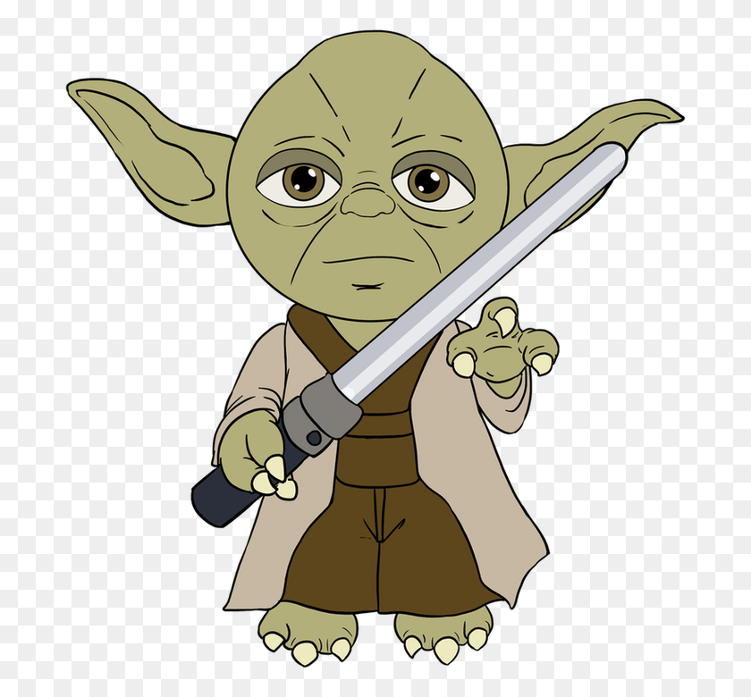 699x720 Draw Yoda Step By Step Simple Easy Yoda Drawings, Person, Human, People HD PNG Download