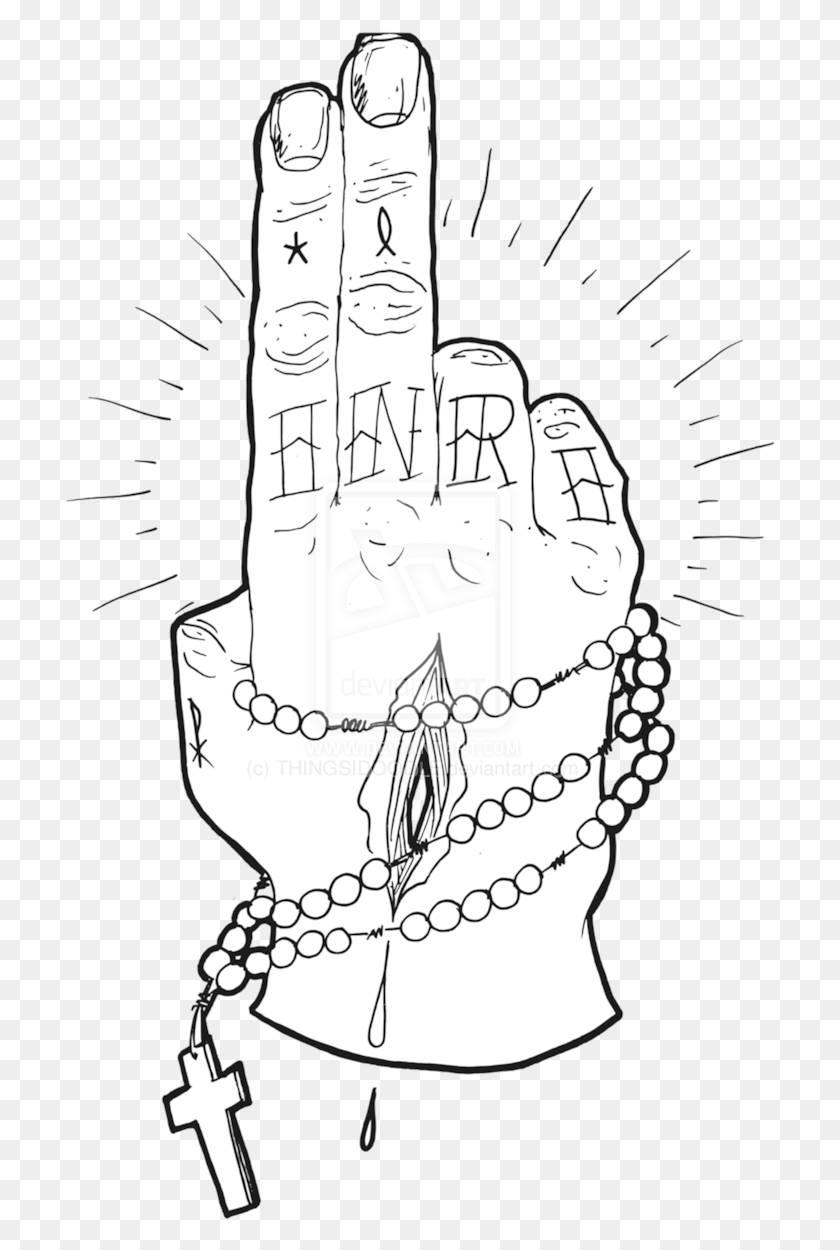 712x1190 Drawing, Hand, Fist, Worship HD PNG Download