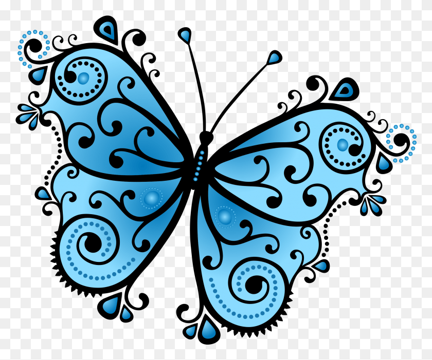 2382x1959 Рисунок Бабочки Голубая Бабочка Бабочка Розовое Золото, Графика, Узор Hd Png Скачать