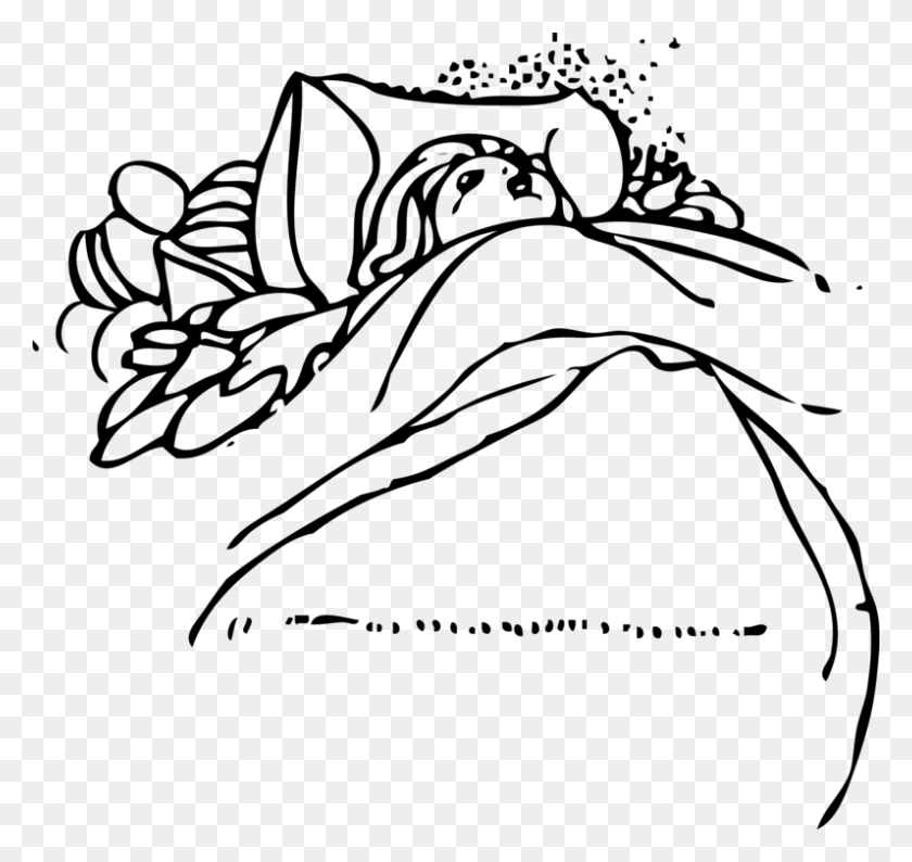 796x750 Drawing Child Sleep Line Art Cartoon Mewarnai Gambar Anak Tidur, Gray, World Of Warcraft HD PNG Download