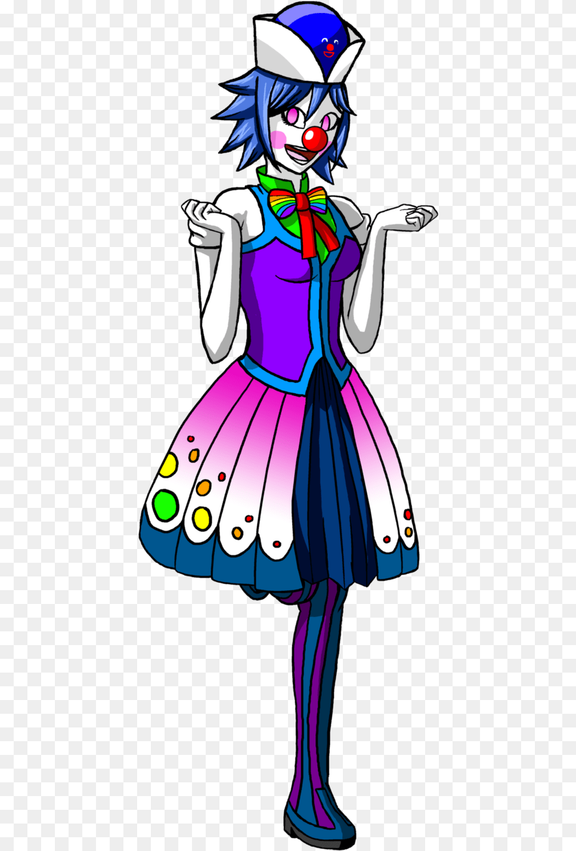 440x1240 Drawing Clowns Anime Anime Clown, Book, Comics, Publication, Person Sticker PNG