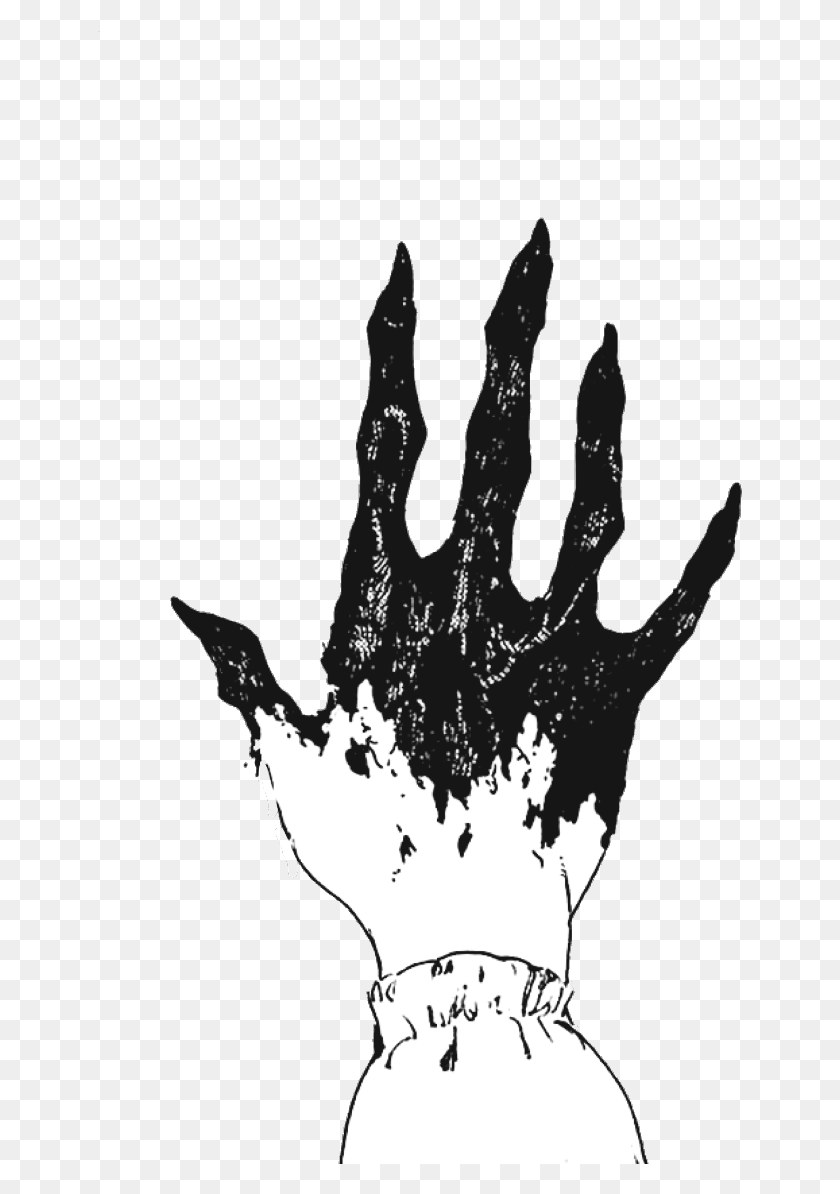 645x1134 Drawing Creepy Aesthetic Transparent Clipart Free Demon Hand Drawing, Person, Human, Tar HD PNG Download